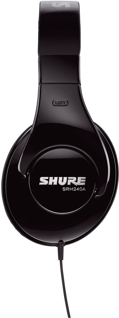 Shure SRH240A Professional Headphones - Black - ProSound and Stage Lighting