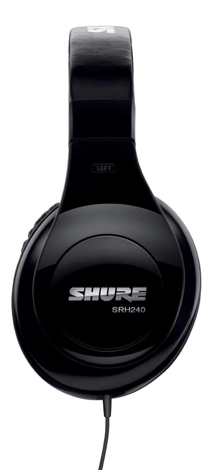 Shure SRH240MPLUS Pro Headphones with Mic And Remote - PSSL ProSound and Stage Lighting