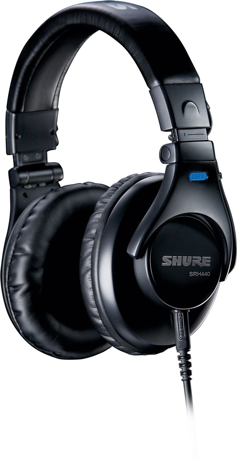 Shure SRH440 Professional Studio Headphones Black - ProSound and Stage Lighting