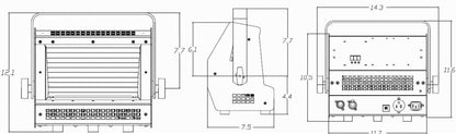 Altman SS-CYC-100 100W Spectra LED RGBA Wash Light - PSSL ProSound and Stage Lighting