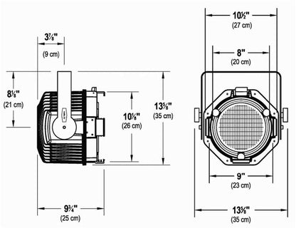 Altman SS-PAR-100 100W Spectra RGBA LED Par Light - PSSL ProSound and Stage Lighting