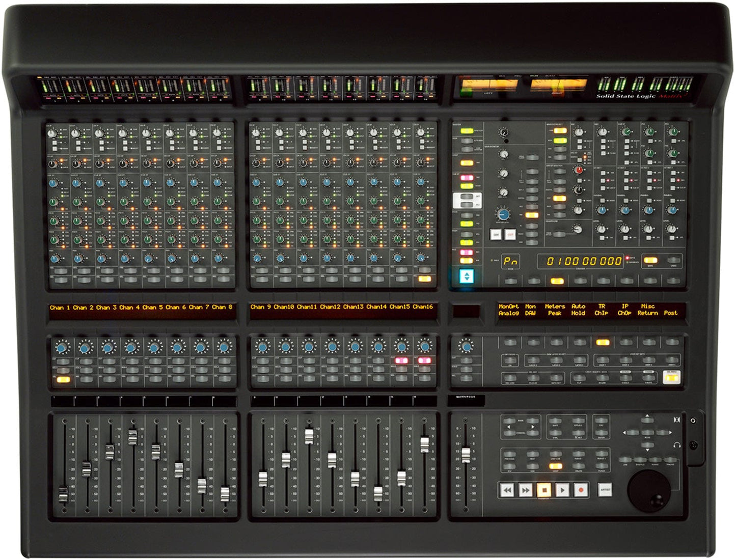 SSL Matrix2 Studio Integrator 40-Input Superanalogue Console w/ Integrated Control Surface - PSSL ProSound and Stage Lighting