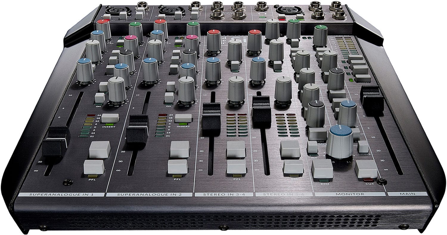 SSL SiX 12 Channel Superanalogue Desktop Mixer - PSSL ProSound and Stage Lighting