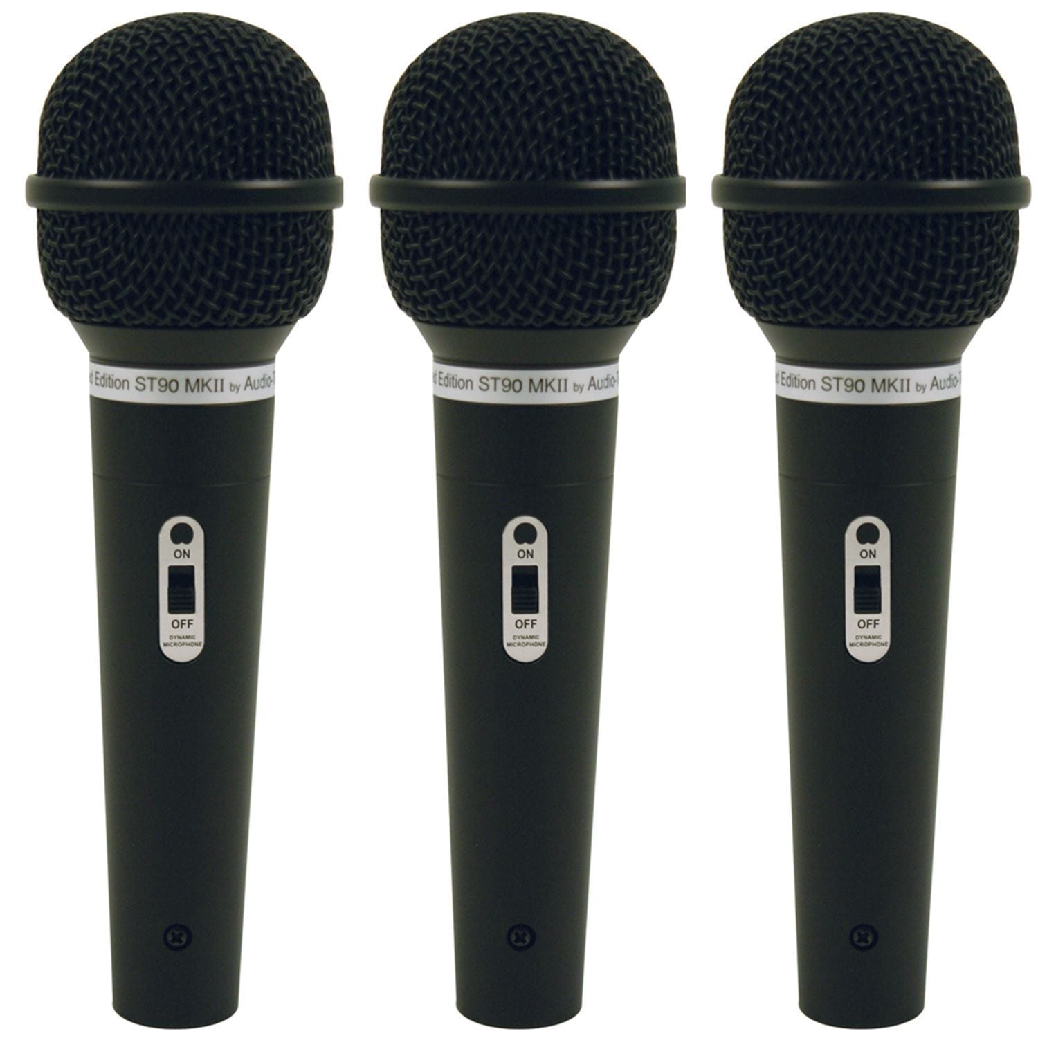 Audio Technica ST90MKII Dynamic Microphone 3Pack Solotech