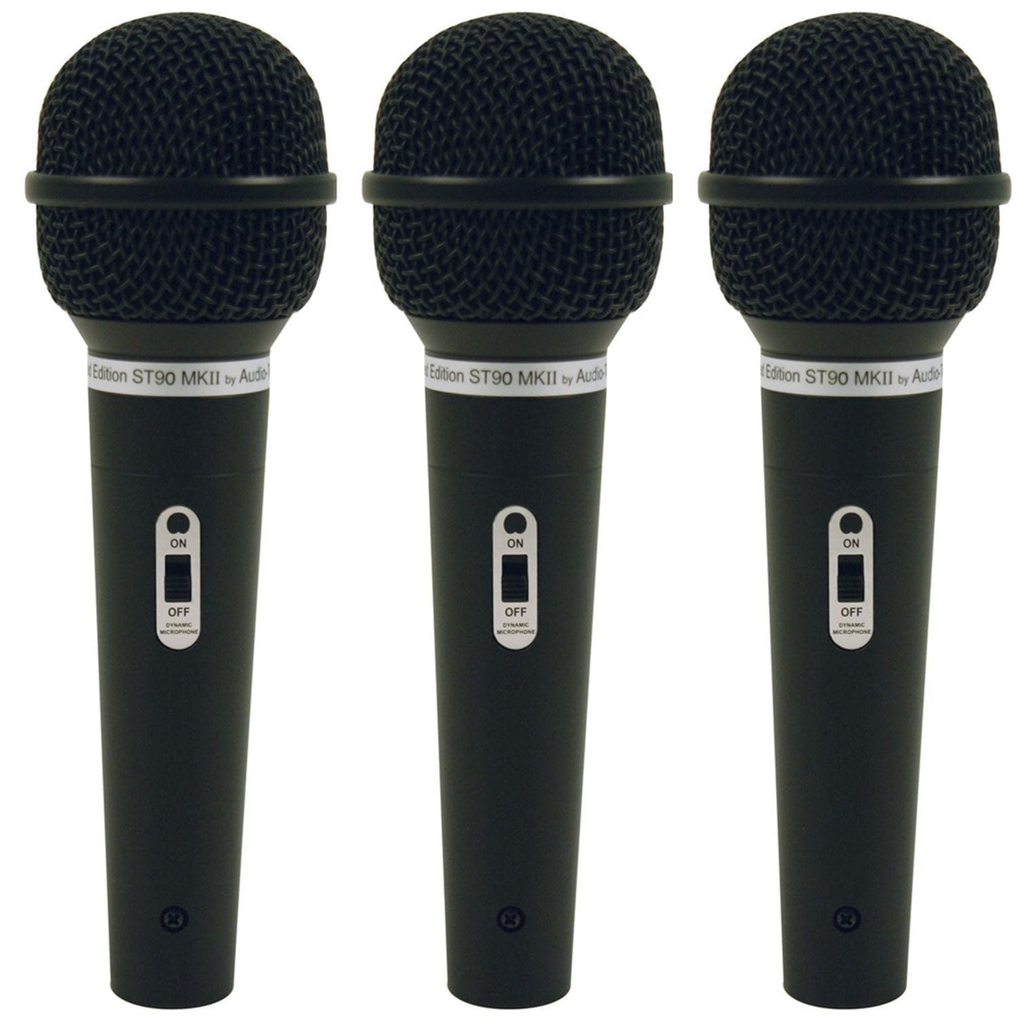 Audio Technica ST90MKII Dynamic Microphone 3-Pack - PSSL ProSound and Stage Lighting