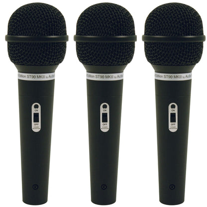 Audio Technica ST90MKII Dynamic Microphone 3-Pack - PSSL ProSound and Stage Lighting