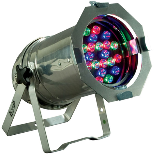 Elation Stage Color LED Polished 24 x 1W LED Par - PSSL ProSound and Stage Lighting
