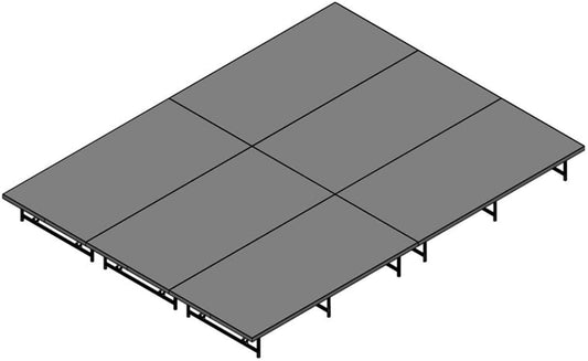 Intellistage Staging101 24"-32" 192 Square Foot Stage Panel - Industrial - PSSL ProSound and Stage Lighting