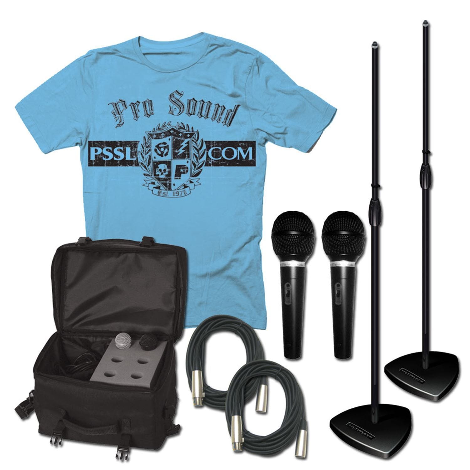 Tour Grade Mic Stand Deluxe Tour Package - PSSL ProSound and Stage Lighting