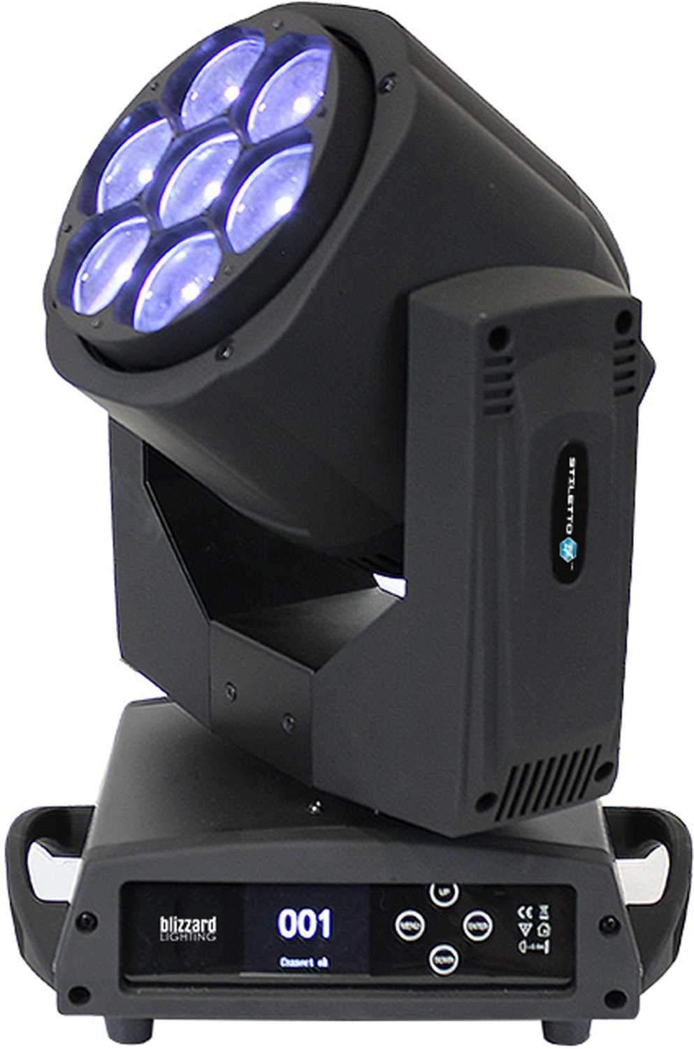 Blizzard Stiletto I7 7x15w RGBW LED Moving Head - PSSL ProSound and Stage Lighting