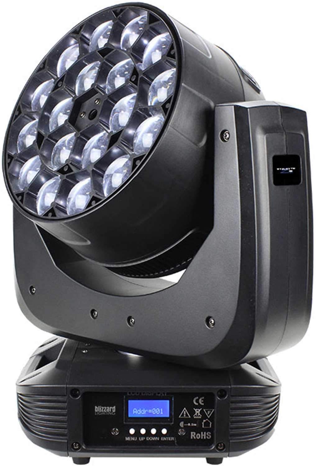 Blizzard Stiletto Z18 18X 15W RGBW LED Moving Head - PSSL ProSound and Stage Lighting