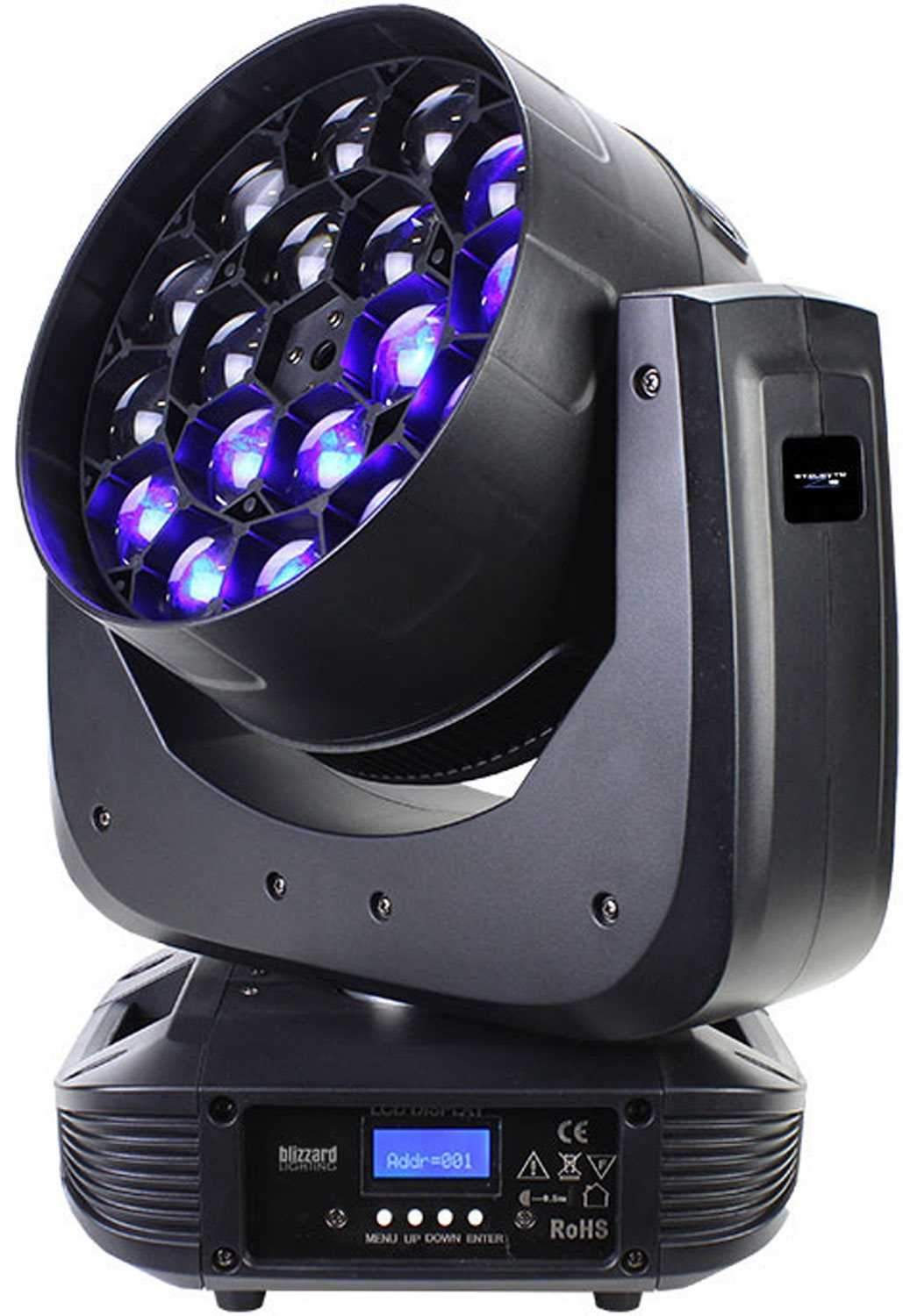 Blizzard Stiletto Z18 18X 15W RGBW LED Moving Head - PSSL ProSound and Stage Lighting