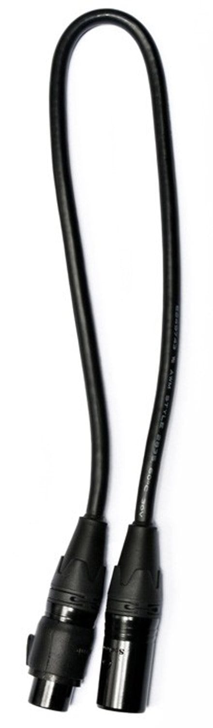 ADJ American DJ IP65 3 Pin DMX XLR Data Cable 1.64Ft (.5M) - PSSL ProSound and Stage Lighting