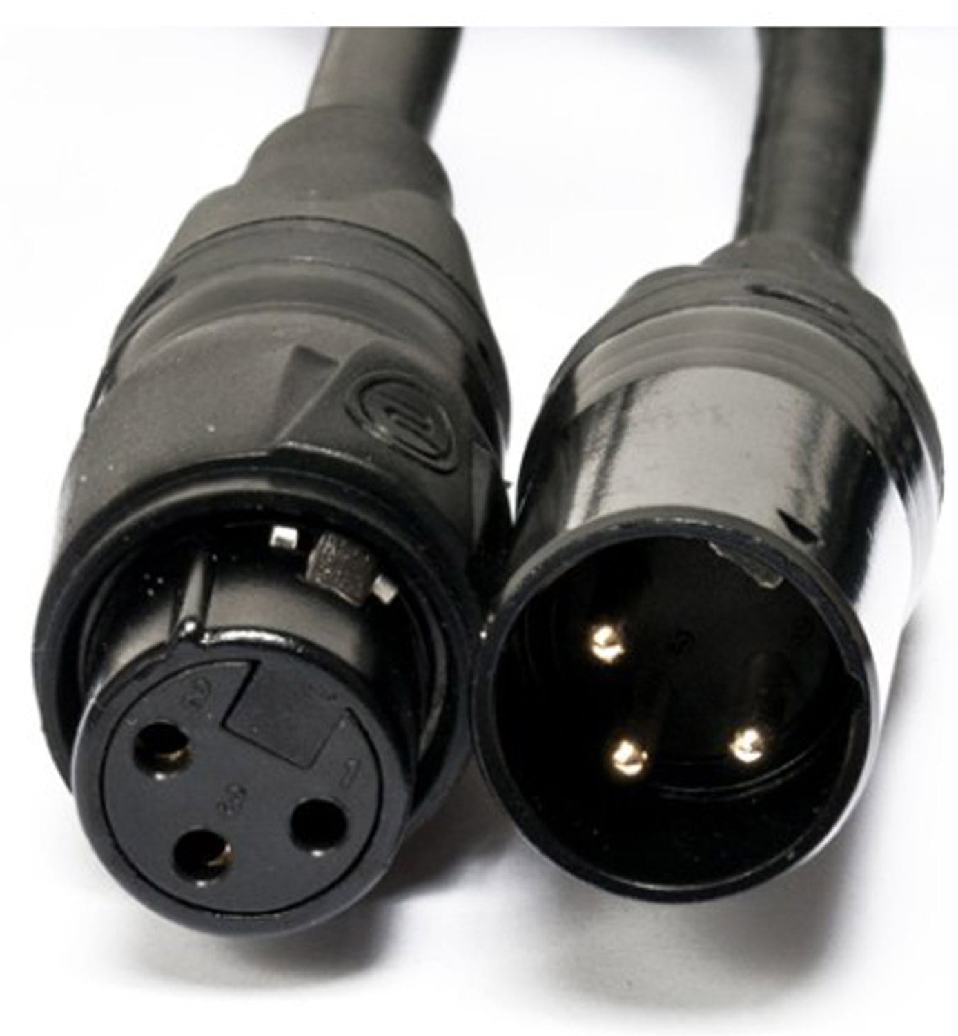 ADJ American DJ IP65 3 Pin DMX XLR Data Cable 3Ft (1M) - PSSL ProSound and Stage Lighting