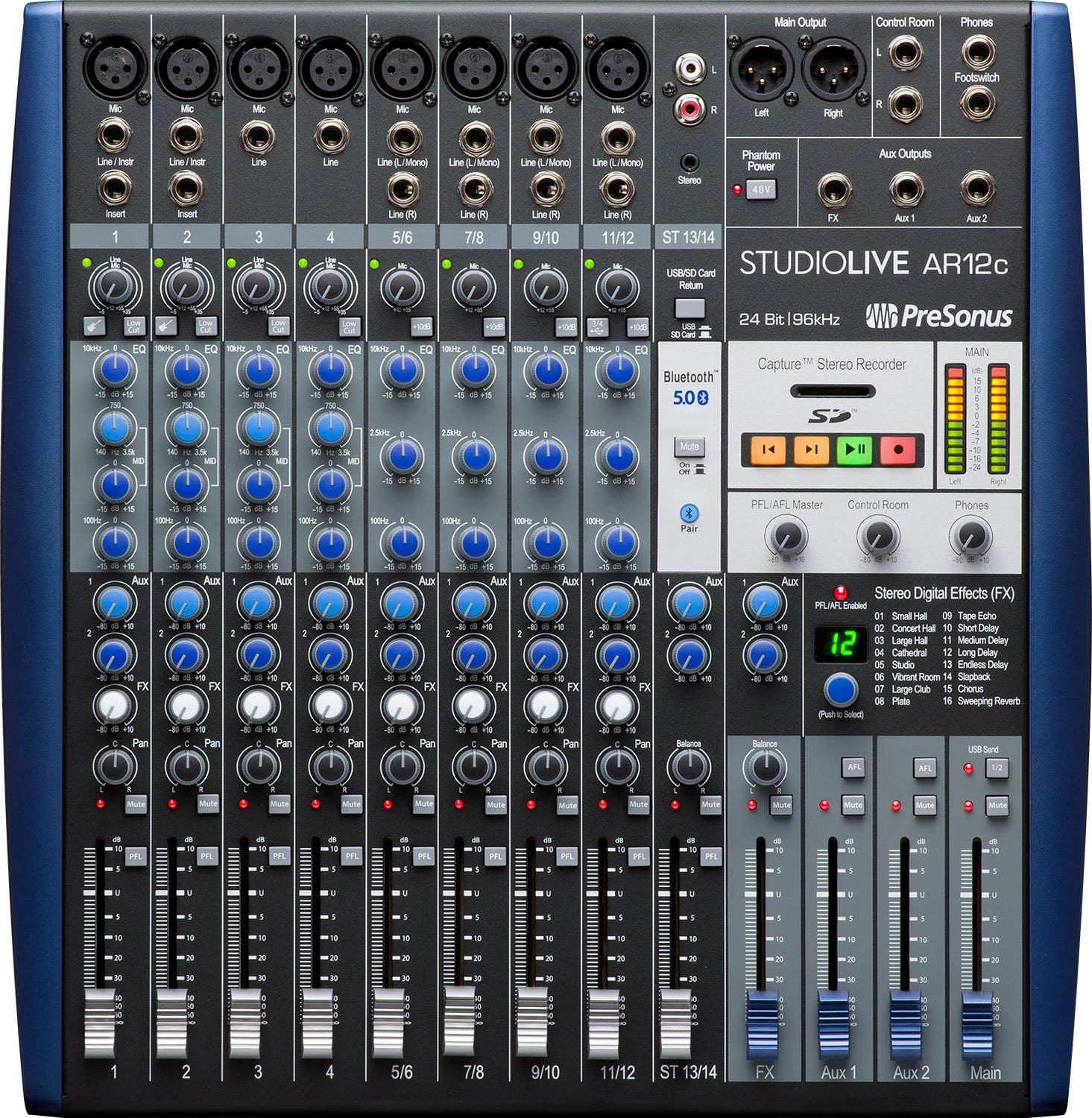 Mackie ProFX8v2 8-Channel PA Mixer with USB & FX