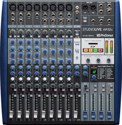 PreSonus StudioLive AR12C 14-Channel USB-C Hybrid Mixer - PSSL ProSound and Stage Lighting