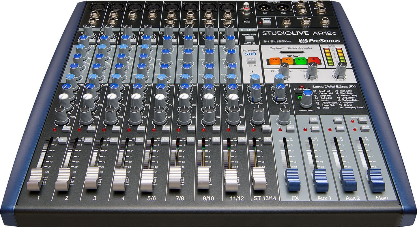 PreSonus StudioLive AR12C 14-Channel USB-C Hybrid Mixer - PSSL ProSound and Stage Lighting