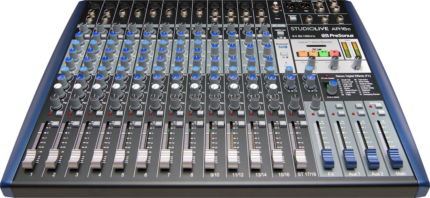 PreSonus STUDIOLIVE AR16 USB ミキサー StudioLive AR16 USB – PreSonus