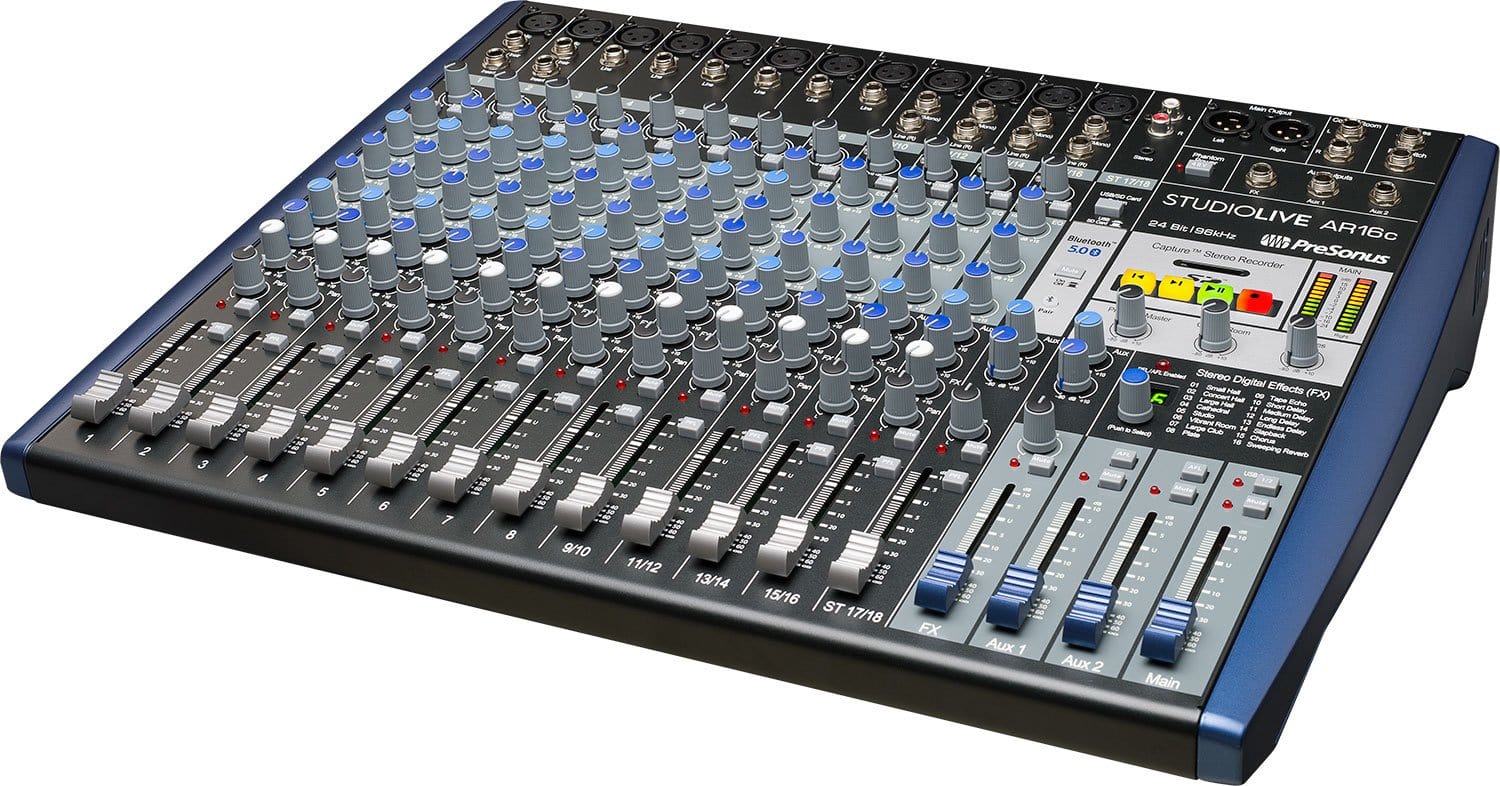 PreSonus StudioLive AR16C 18-Channel USB-C Hybrid Mixer – Solotech