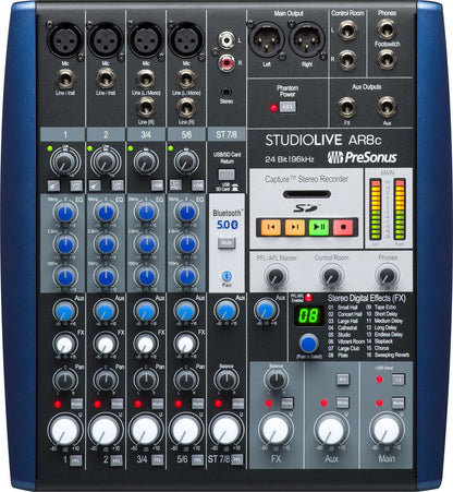 PreSonus StudioLive AR8C 8-Channel USB-C Hybrid Mixer - PSSL ProSound and Stage Lighting