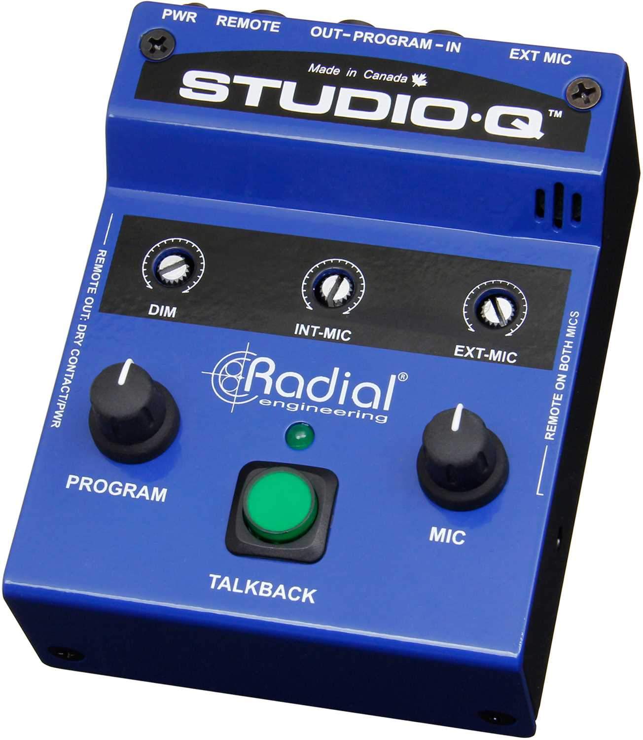 Radial StudioQ Studio Talkback with Built-in Mic - PSSL ProSound and Stage Lighting