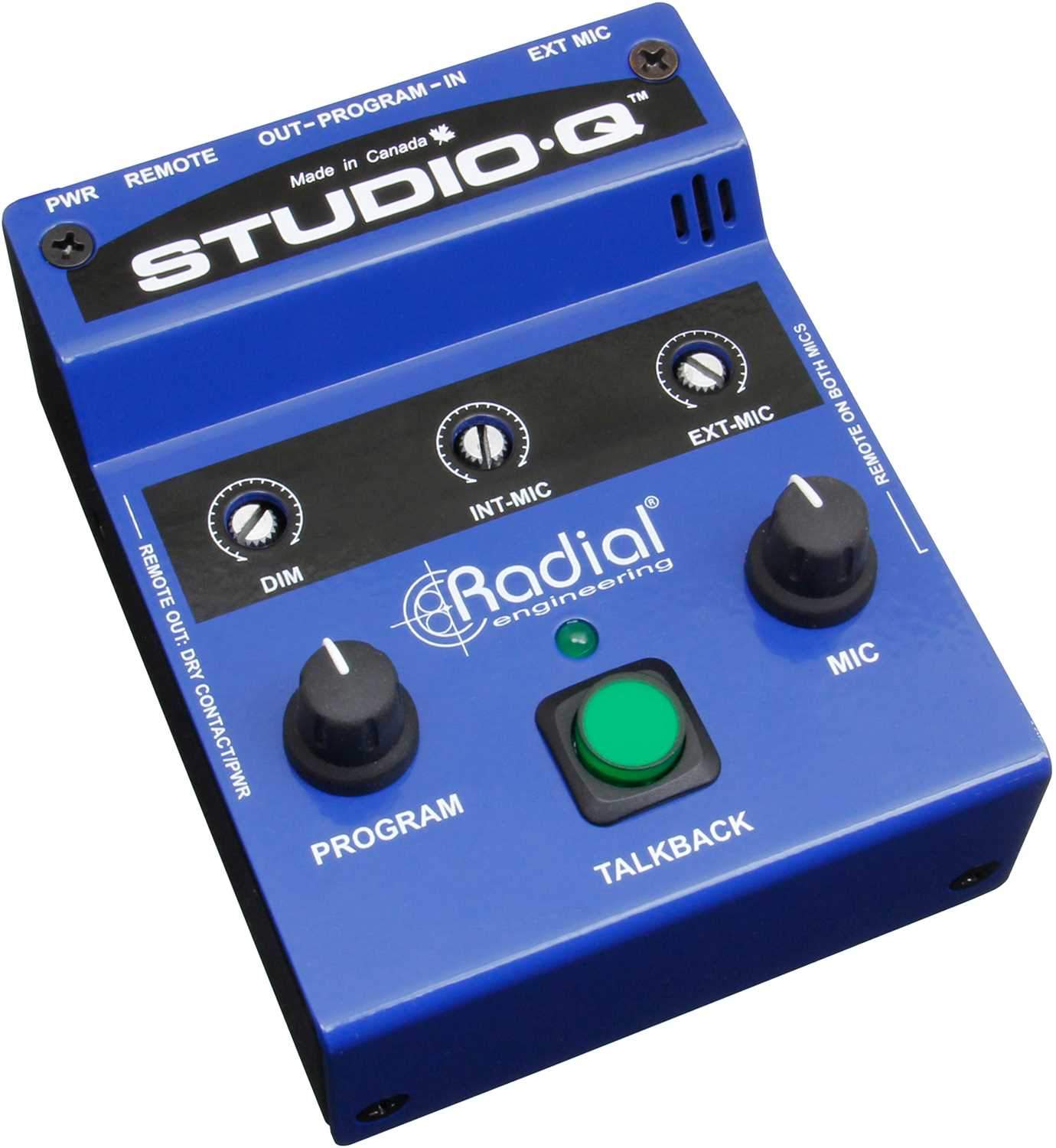 Radial StudioQ Studio Talkback with Built-in Mic - PSSL ProSound and Stage Lighting