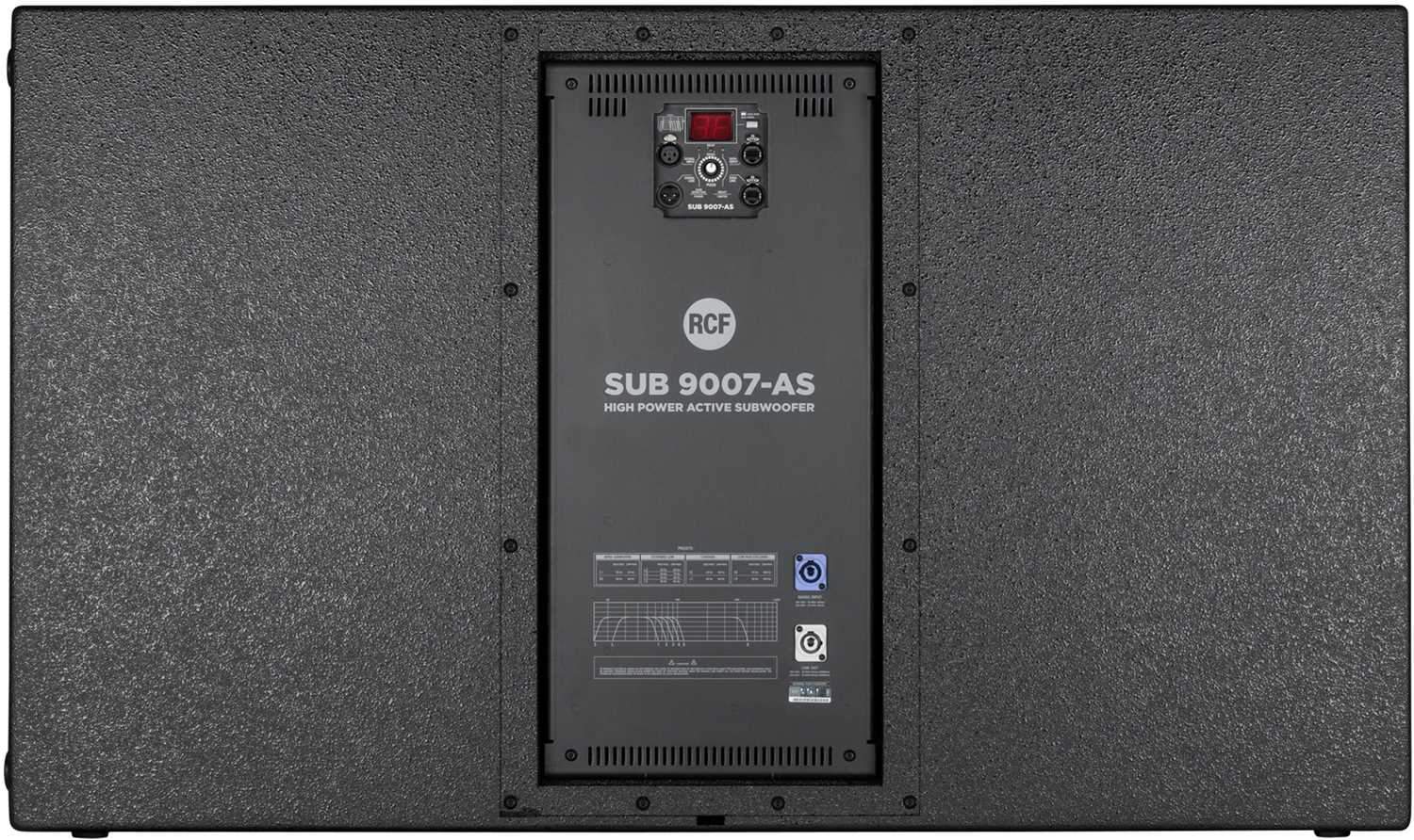 RCF 9007-AS 7200 Watt Dual 21-Inch Powered Subwoofer - PSSL ProSound and Stage Lighting