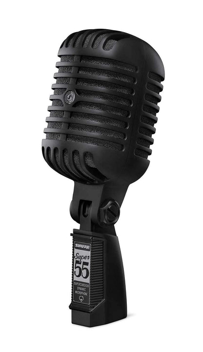 Shure Super 55-BLK Deluxe Vocal Mic Pitch Black - PSSL ProSound and Stage Lighting