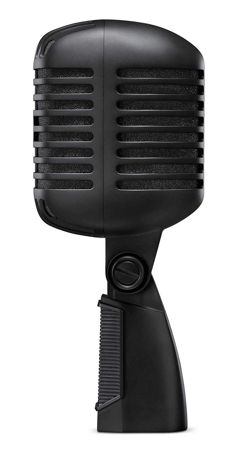 Shure Super 55-BLK Deluxe Vocal Mic Pitch Black - PSSL ProSound and Stage Lighting