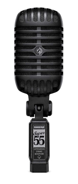 Shure Super 55-BLK Deluxe Vocal Mic Pitch Black