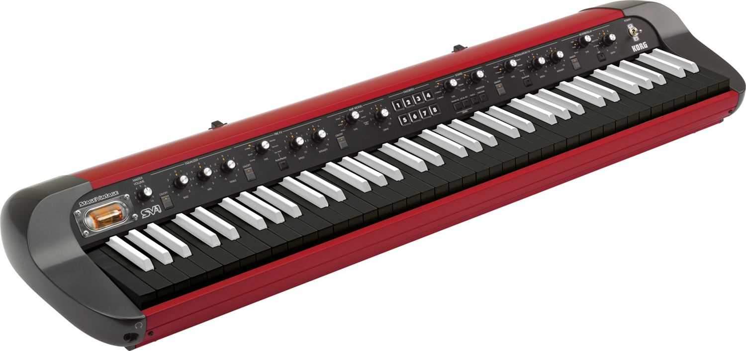 Korg SV1-73 73-Key Stage Vintage Piano - Red - PSSL ProSound and Stage Lighting