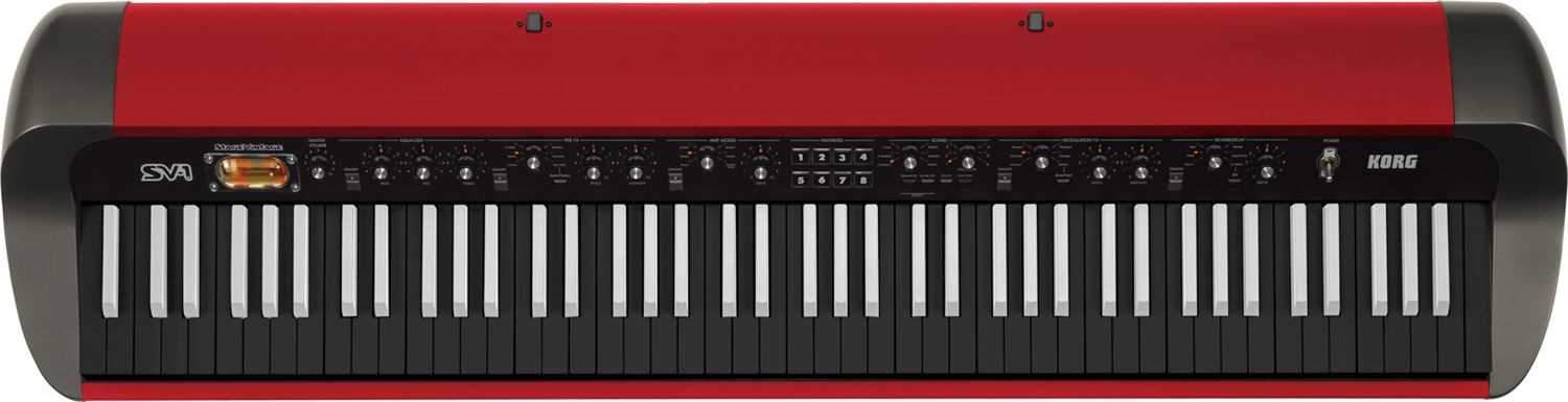 Korg SV1-88RV 88-Key Stage Vintage Piano (Red) - PSSL ProSound and Stage Lighting