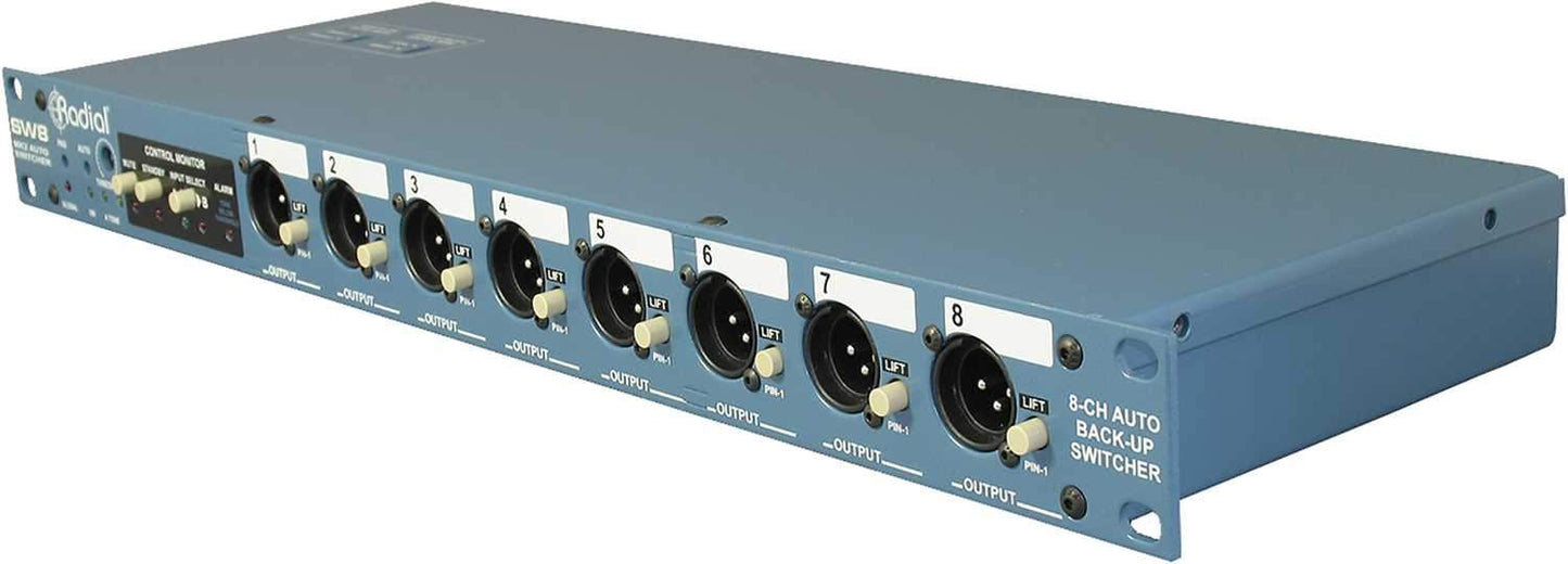 Radial SW8 8 Channel Backing Track Switcher with D-Subs - PSSL ProSound and Stage Lighting