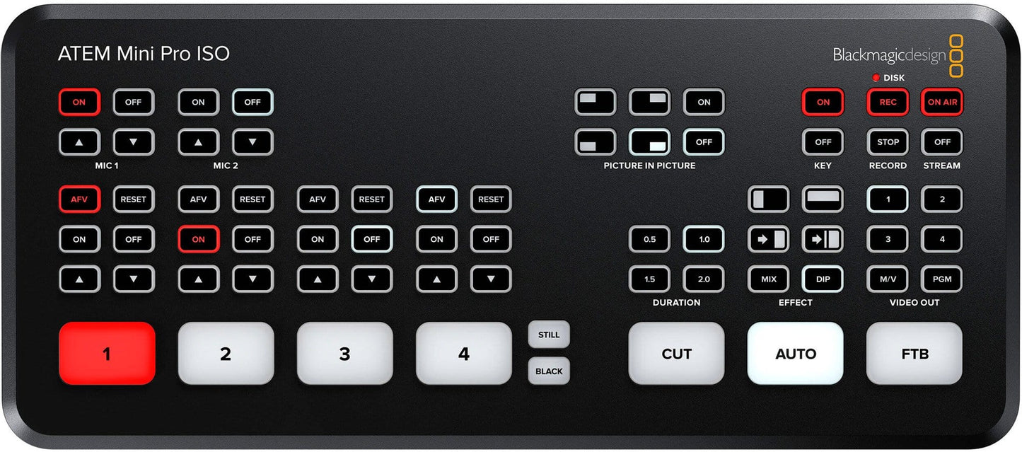 Blackmagic ATEM Mini Pro ISO - PSSL ProSound and Stage Lighting