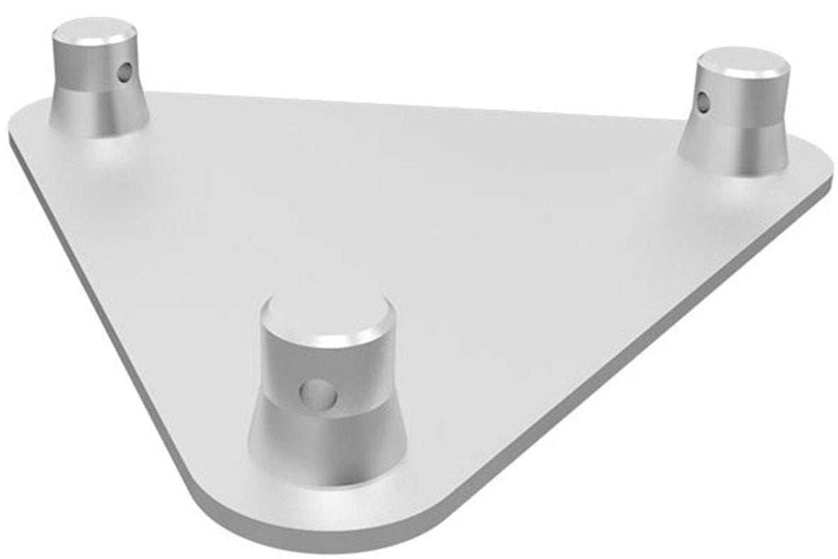 Triangular Disc Base Global Truss SYS-BASE-1.4A F23 Mini Triangle Truss Aluminum Base Plate ...