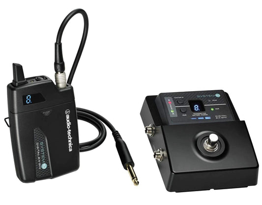 Audio Technica System 10 Stompbox Digital Wireless Guitar System - PSSL ProSound and Stage Lighting