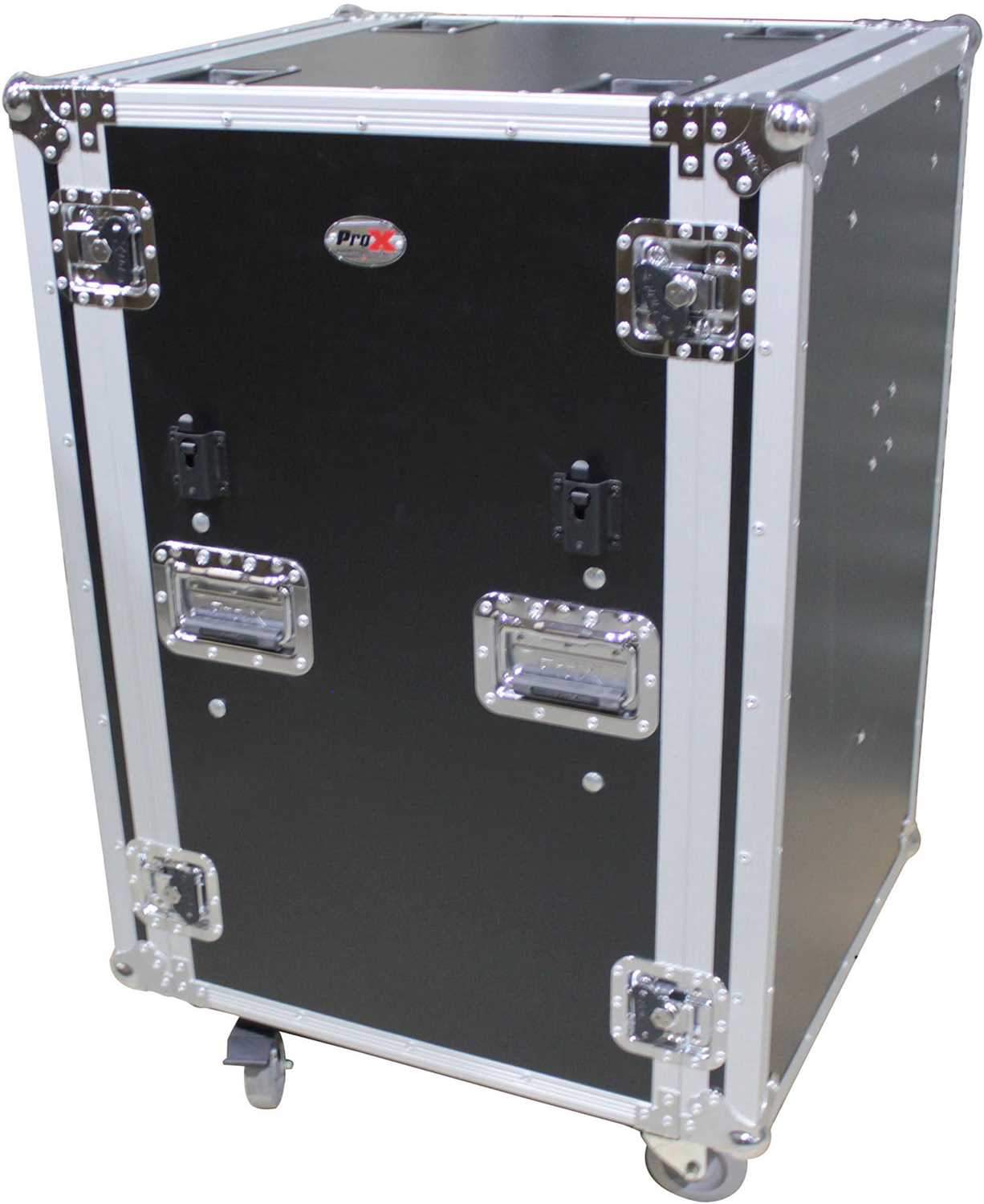 ProX T-14RSP24WDST 14U Vertical Rack with Table - PSSL ProSound and Stage Lighting