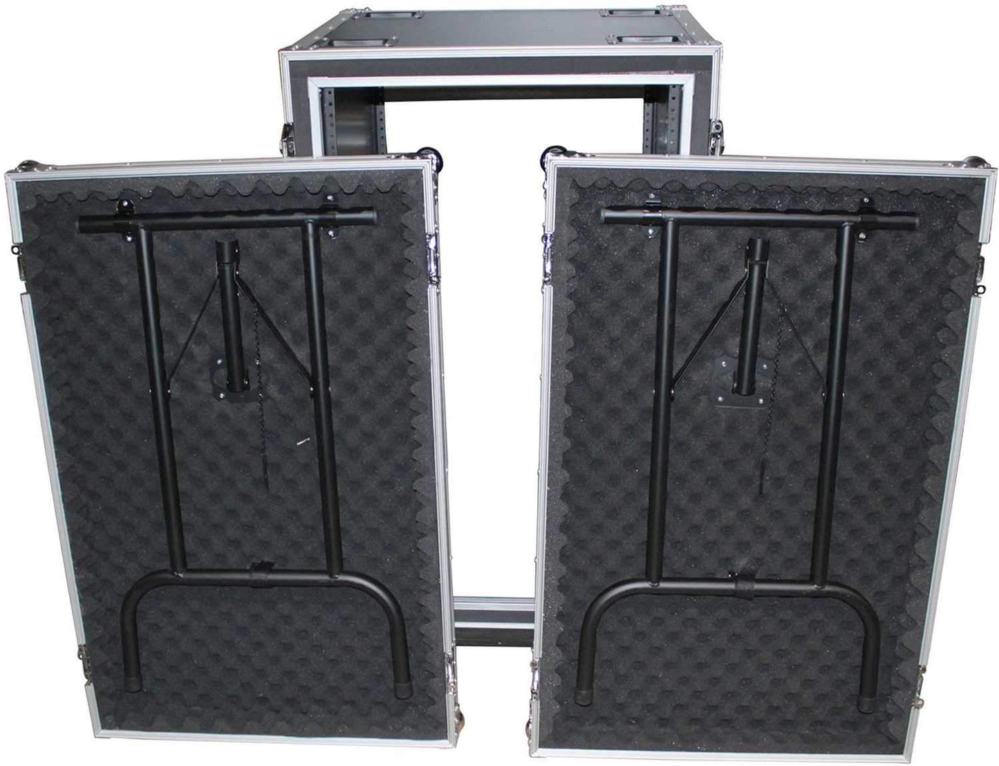 ProX T-14RSP24WDST 14U Vertical Rack with Table - PSSL ProSound and Stage Lighting