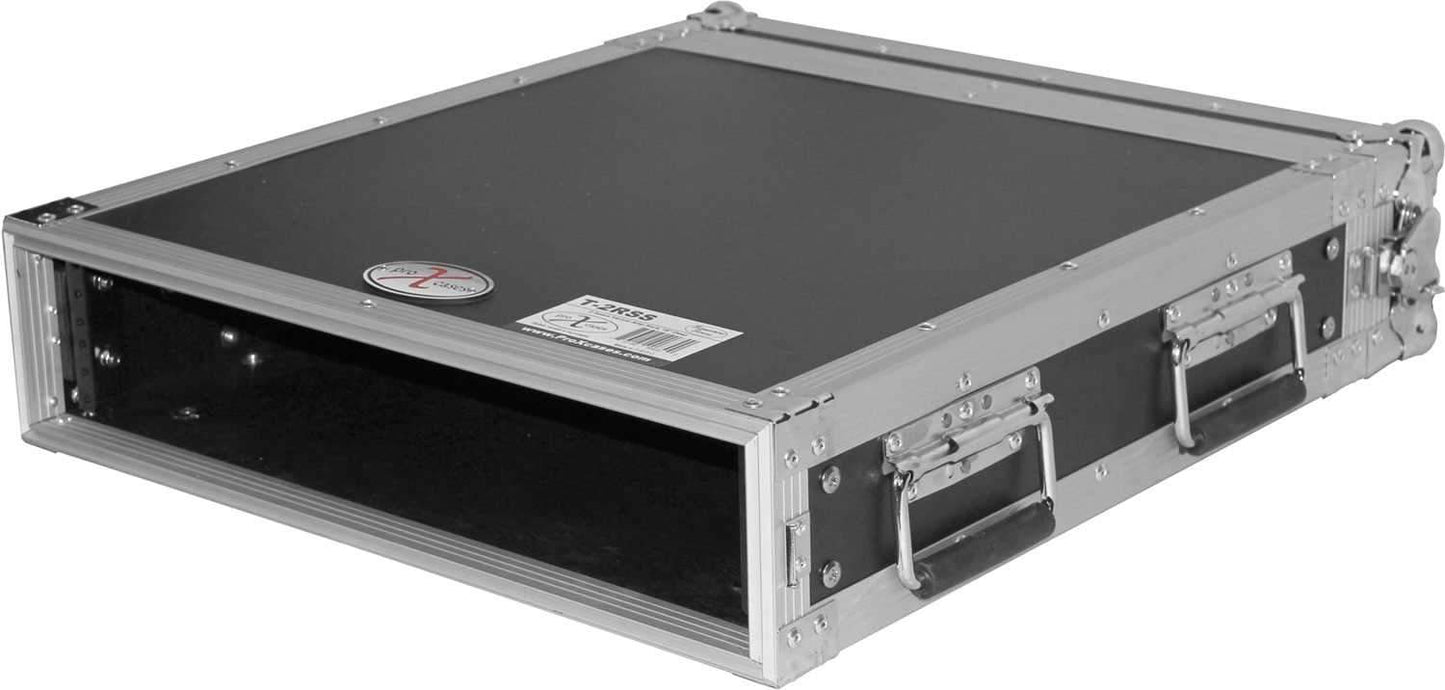 ProX T-2RSS 2U Amp Rack Mount ATA Flight Case - PSSL ProSound and Stage Lighting