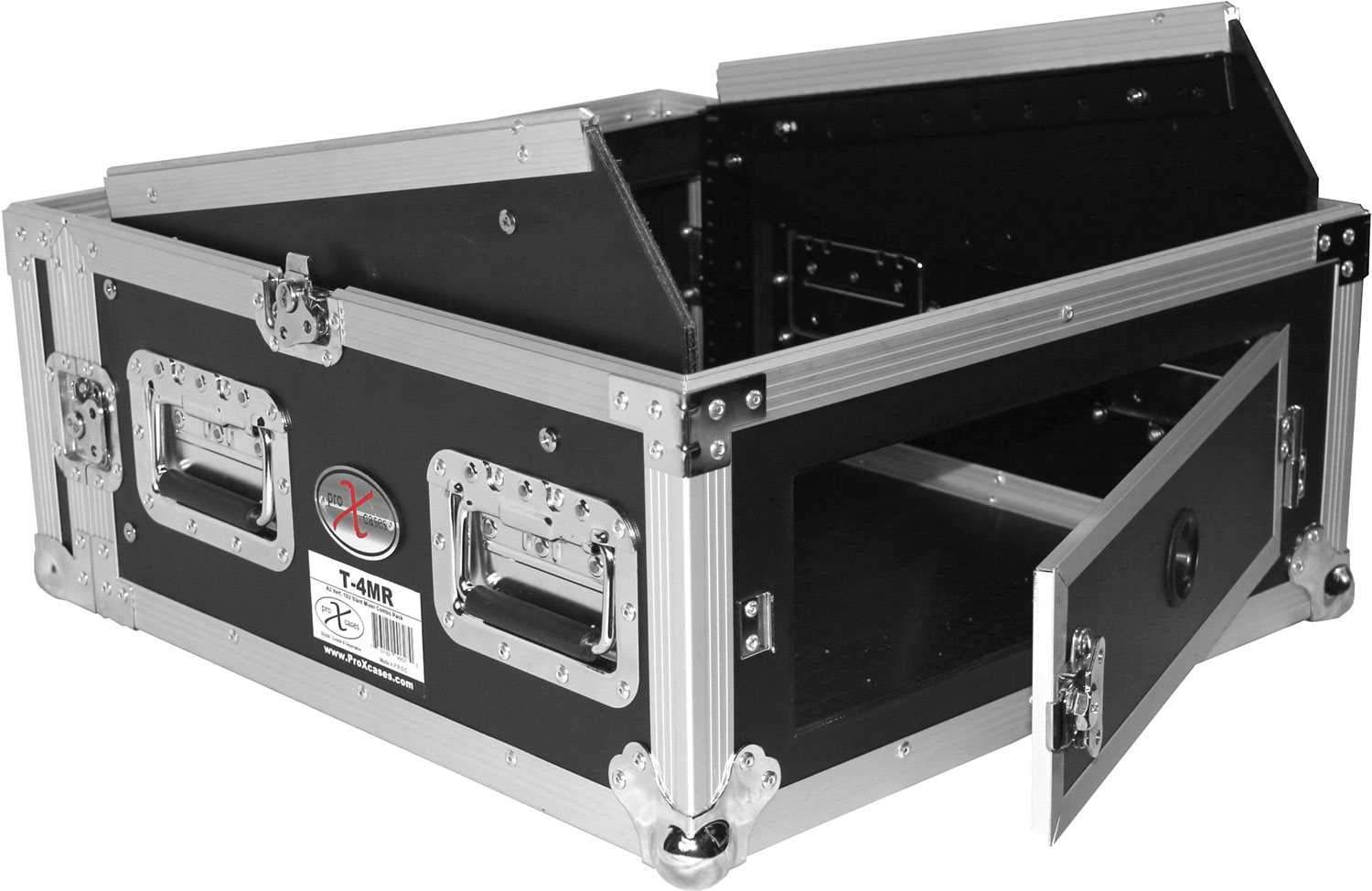 ProX T-4MRSS 4Ux10U Mixer Combo Amp Rack Case - PSSL ProSound and Stage Lighting