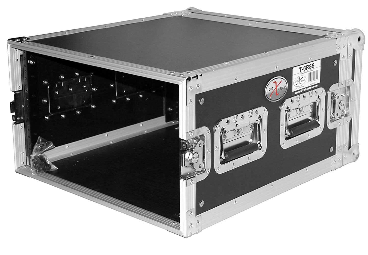 ProX T-6RSS 6U Amp Rack Mount ATA Flight Case - PSSL ProSound and Stage Lighting