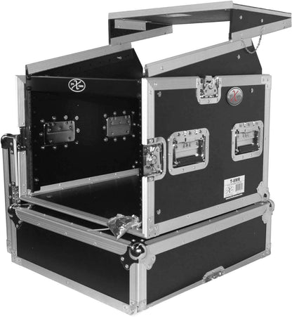 ProX T-8MRLT 8Ux10U Combo Rack Case with Shelf - PSSL ProSound and Stage Lighting