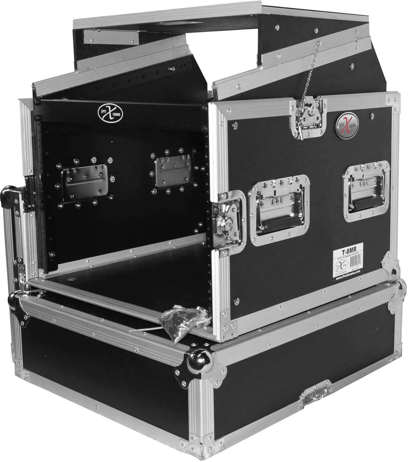 ProX T-8MRSS 8Ux10U Mixer Combo Amp Rack Case - PSSL ProSound and Stage Lighting