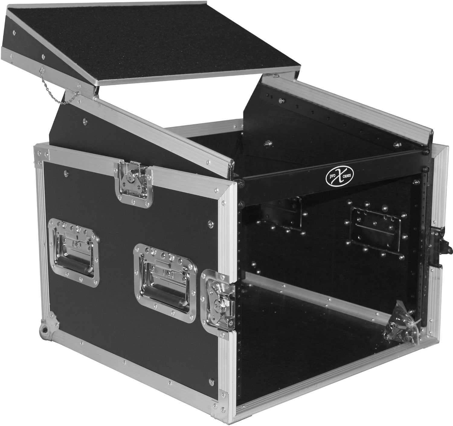 ProX T-8MRSS 8Ux10U Mixer Combo Amp Rack Case - PSSL ProSound and Stage Lighting