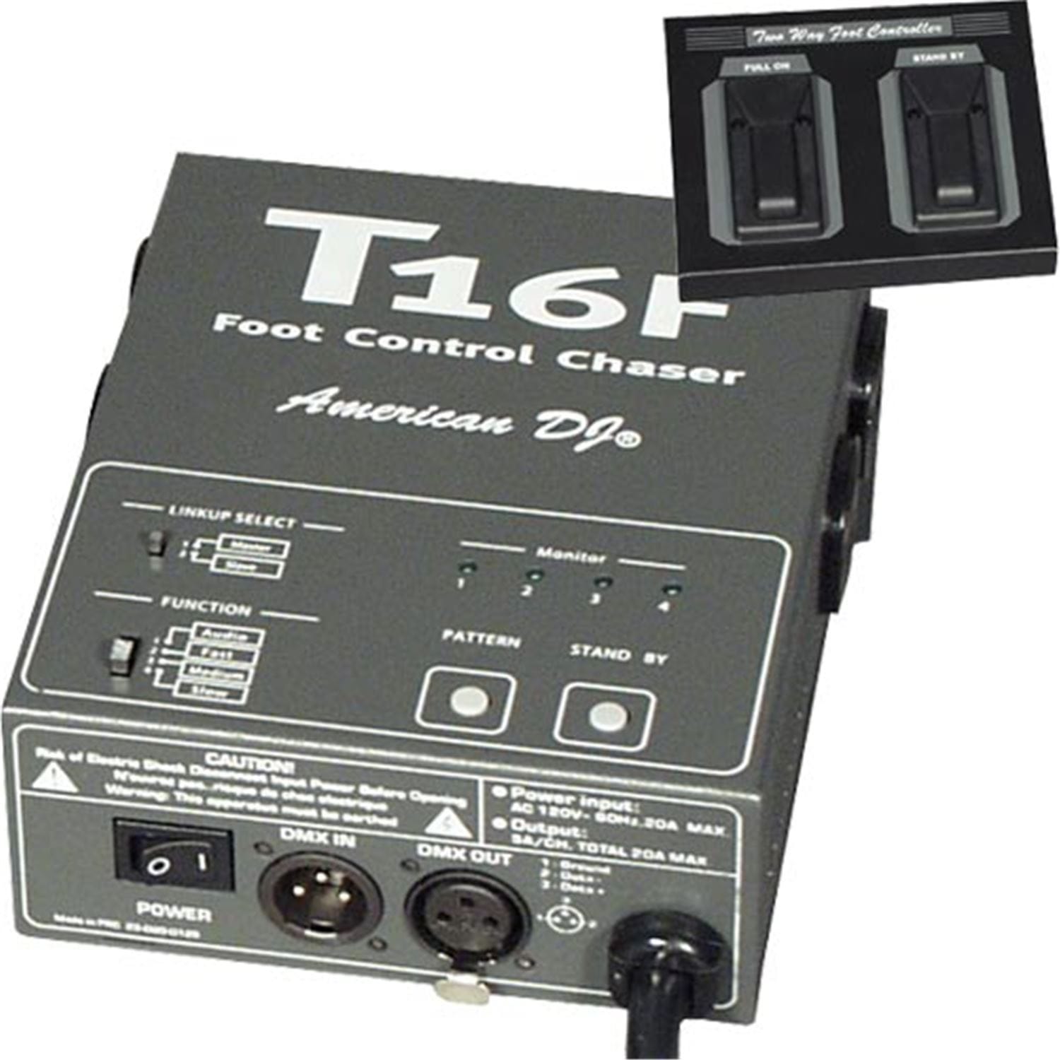 Elation T16F Foot Controller with Foot Switch - PSSL ProSound and Stage Lighting