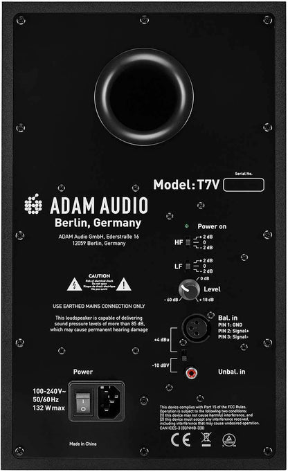 Adam Audio T7V 7in 2-Way Powered Studio Monitor - PSSL ProSound and Stage Lighting