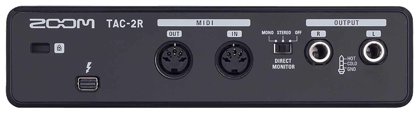 Zoom TAC-2R 2 x 2 Thunderbolt Audio Interface - PSSL ProSound and Stage Lighting