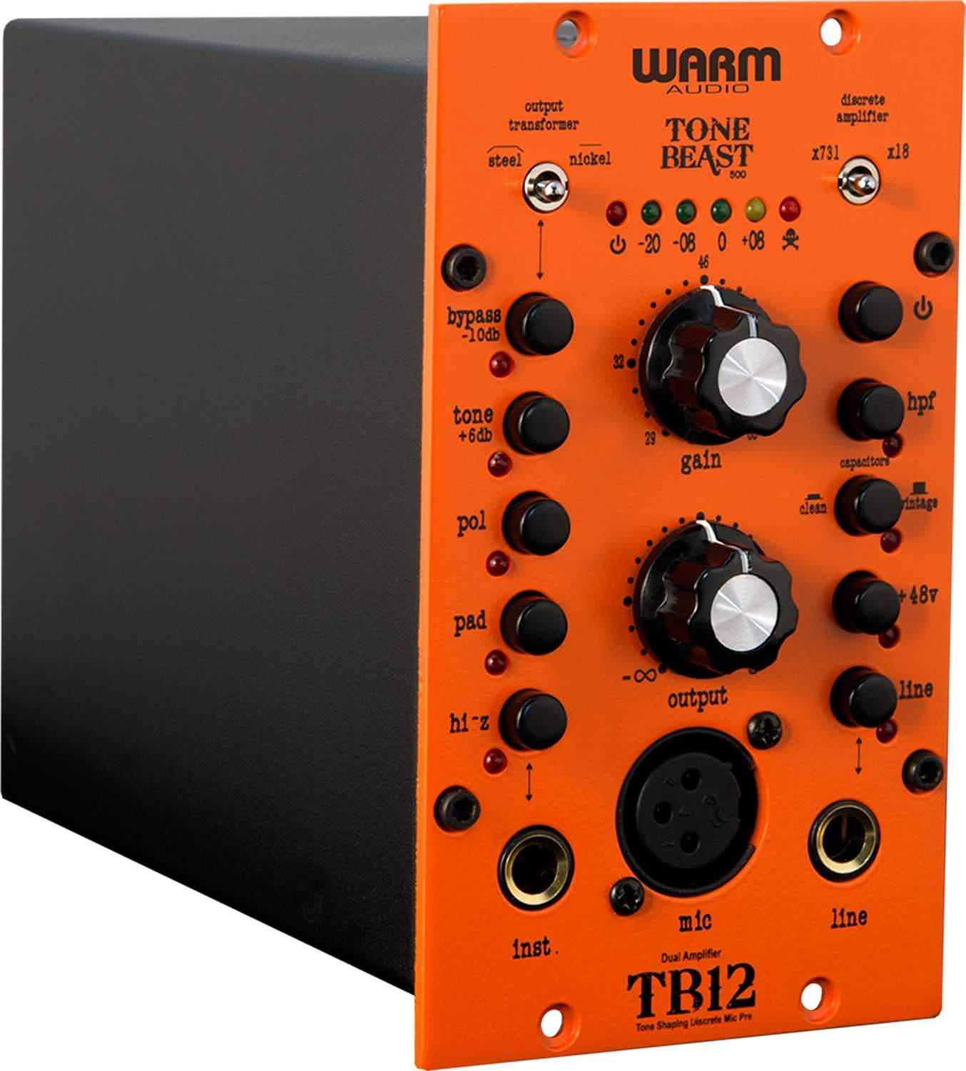 Warm Audio TB12-500 Mic Preamp/DI - PSSL ProSound and Stage Lighting