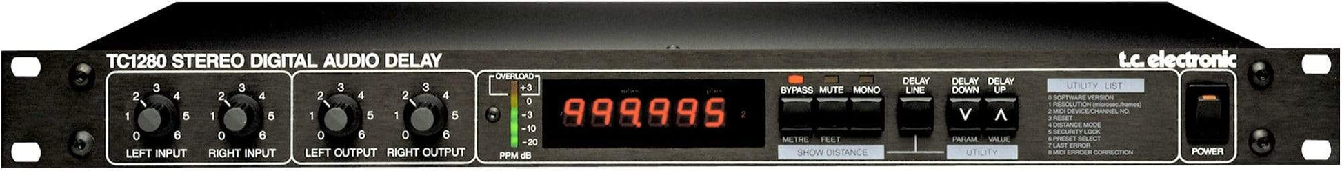 TC Electronic TC 1280 Stereo Digital Audio Delay - Solotech