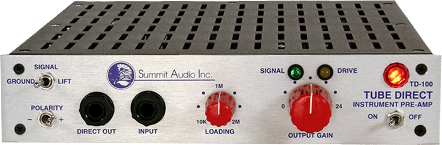 Summit Audio TD-100 Instrument Preamp & Direct Box - PSSL ProSound and Stage Lighting